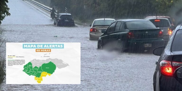 Elevan a alerta amarilla a tres departamentos y nueve quedan en alerta verde