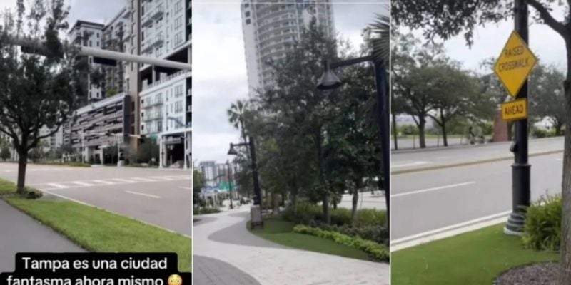 Desoladas lucen las ciudades de Florida ante llegada del huracán Milton