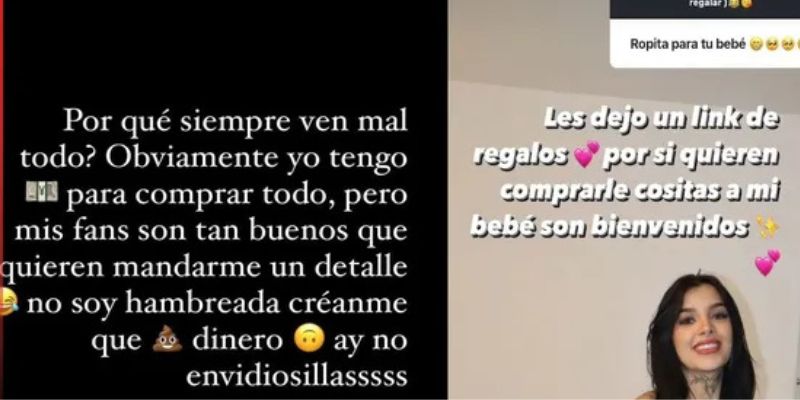 Seguidores arremeten contra Karely Ruiz por pedir regalos para su bebé