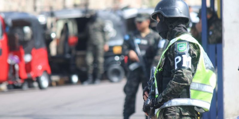 Policía Militar interviene la colonia Villa Cristina de la capital