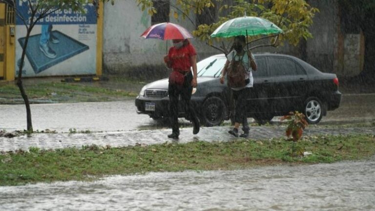 Lluvias en Honduras lunes