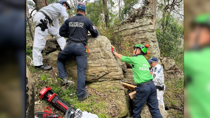 Rescate a mujer atrapada (2)