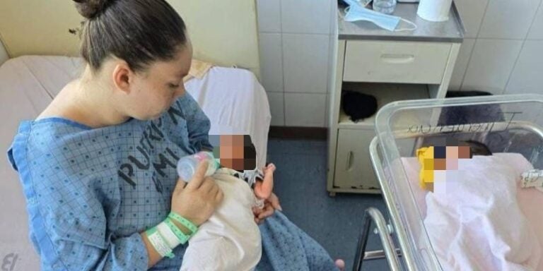 Madre soltera da a luz trillizos en el Materno Infantil de TGU