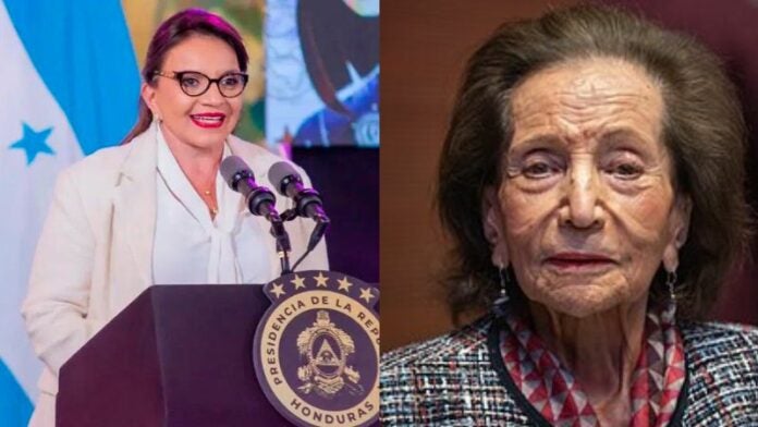 Xiomara Castro lamenta el fallecimiento de Ifigenia Martínez