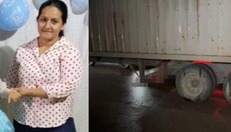 Mujer muere tras colisión entre motocicleta y rastra en Choloma