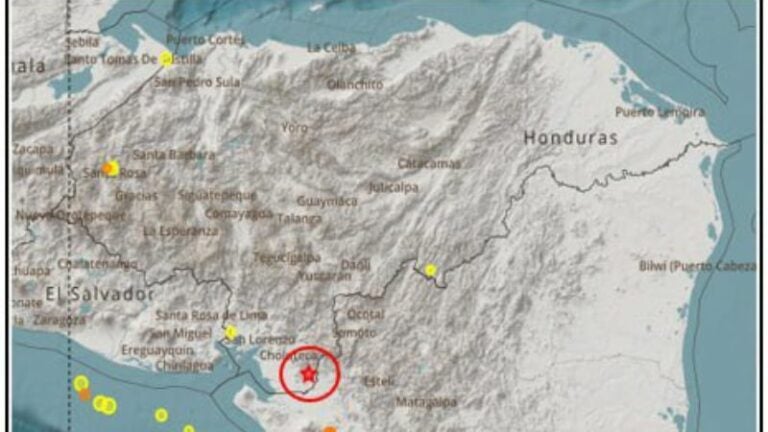 Sismo en Choluteca