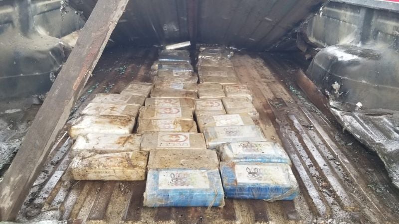 Decomisan 40 kilos de supuesta cocaína y un detenido en El Paraíso