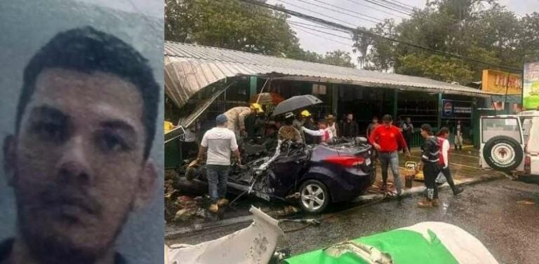 Identifican a la víctima mortal del accidente en Santa Cruz de Yojoa