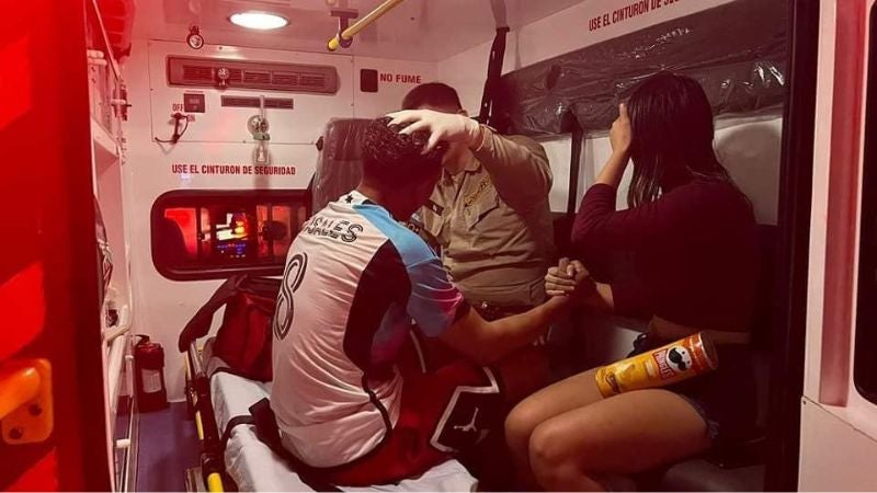 Accidente vial Alexy Vega