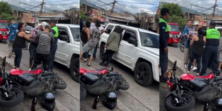 Captan pelea de conductores en frente de policías municipales