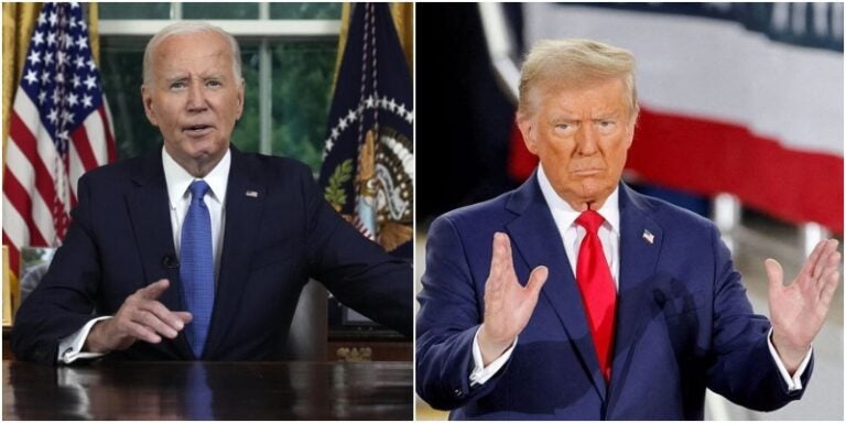 Biden llama a Trump para felicitarlo e invitarlo a la Casa Blanca