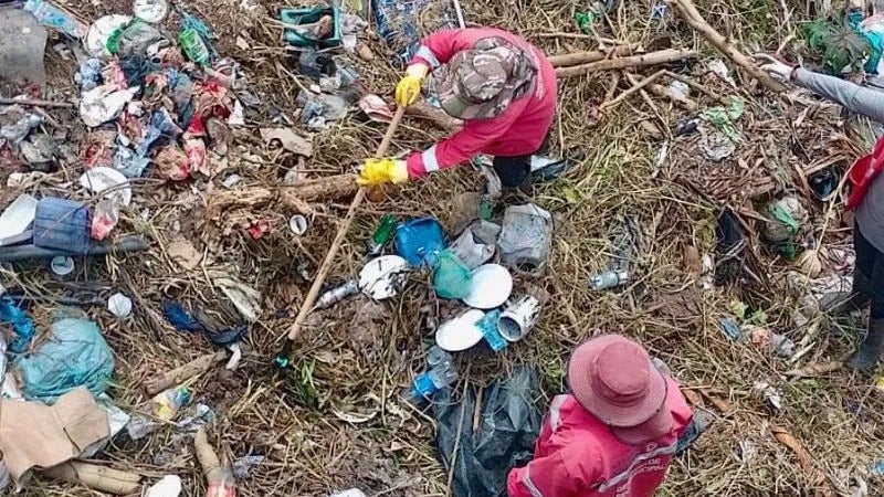 Recolectan toneladas de basura Sara Tegucigalpa