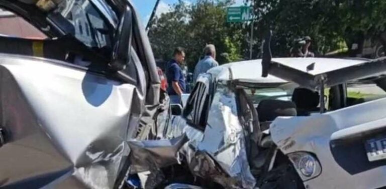 Varios heridos deja accidente que involucró a cinco vehículos en SPS