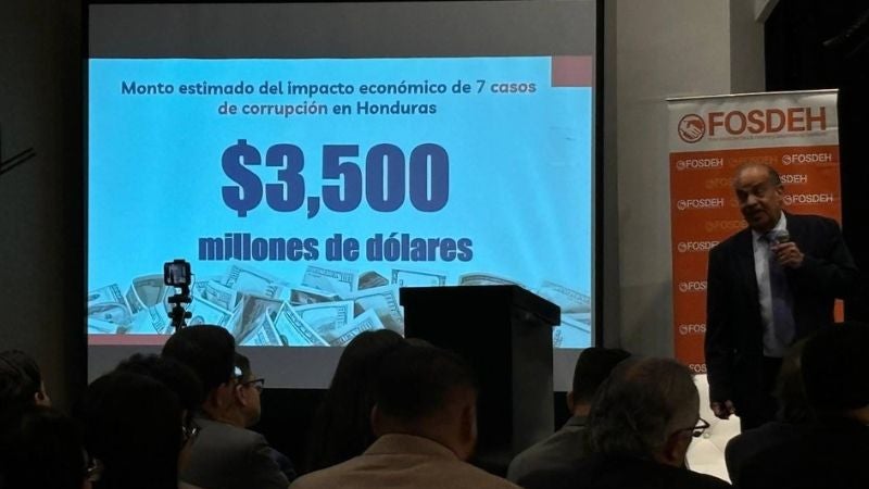 Miles de millones de dólares ha costado la corrupción a Honduras: FOSDEH