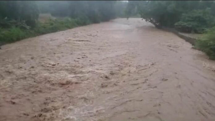 Aumento caudal río Talgua