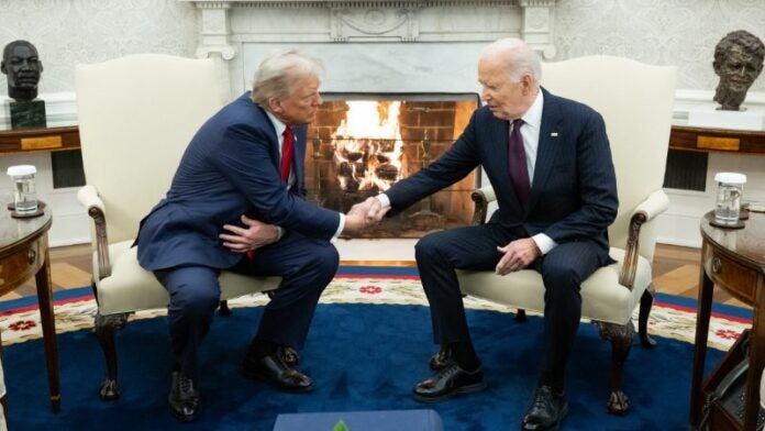 Biden recibe Trump Casa Blanca