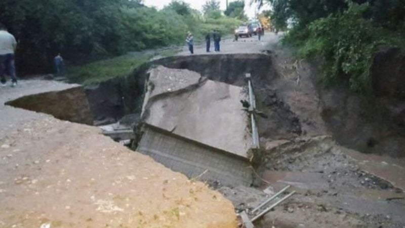 Carreteras inhabilitadas daños Sara