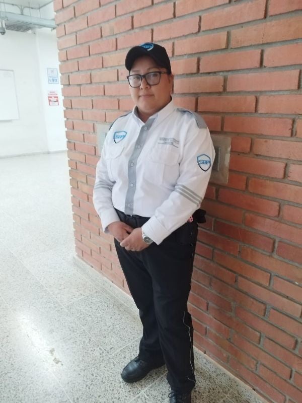 Maly Martínez guardia UNAH