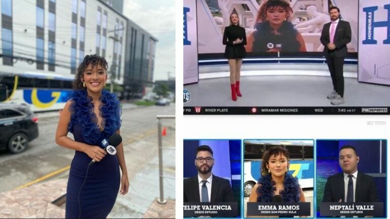 Emma Ramos, la hondureña elegida por Fox Sports para cubrir el Honduras vs México