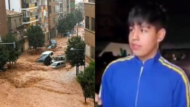 Madre e hijo hondureños relatan cómo salvaron vidas durante inundaciones en Valencia