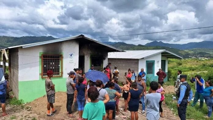 niño muere quemado en Olancho