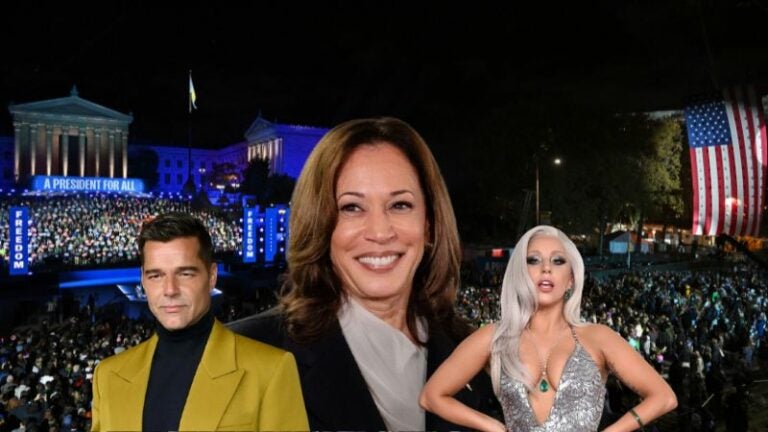 Kamala Harris cierra su campaña en compañía de Ricky Martin y Lady Gaga