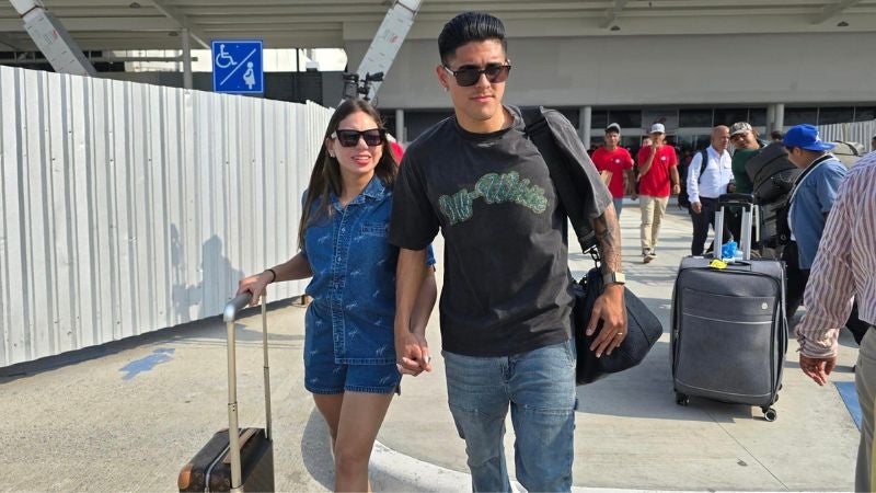 Luis Palma y su esposa