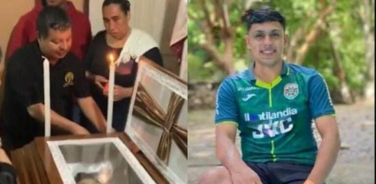 Despiden a joven hondureño que murió tras salir de partido de fútbol