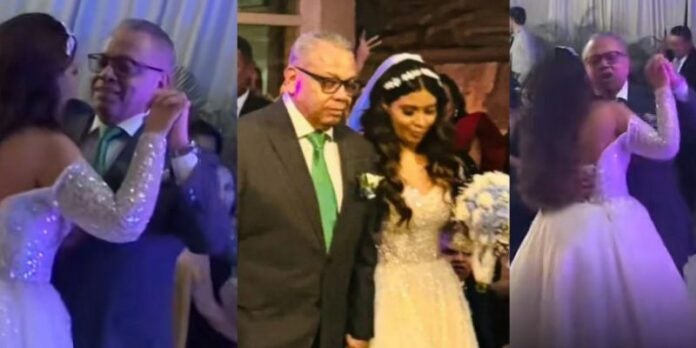 La faceta más tierna de Eduardo Maldonado en el baile nupcial de su hija