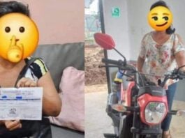 Sorpresa inesperada" Mujer gana moto en sorteo de motel sin saber cómo participó