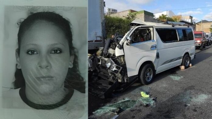 Mujer murió accidente brujito