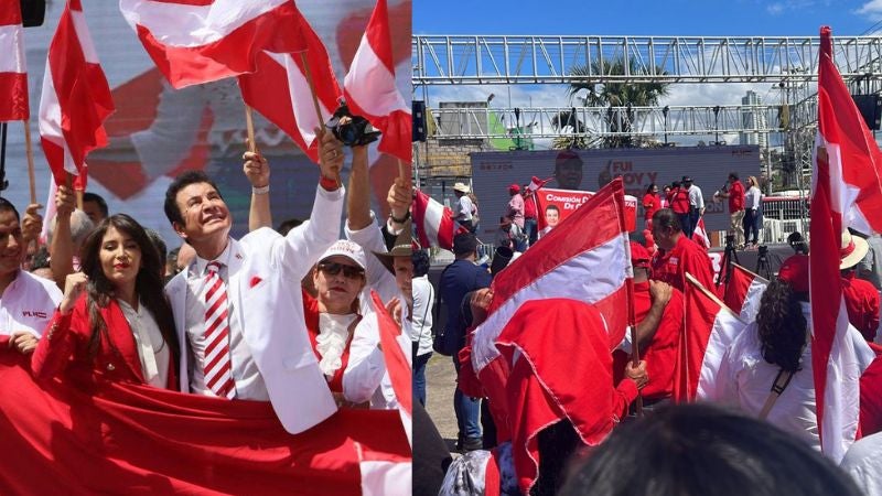 Salvador Nasralla presenta la planilla del movimiento