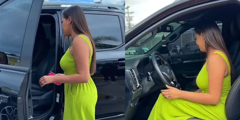 El futuro esposo de Alejandra Rubio le regala un pickup nueva