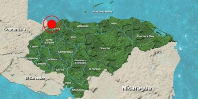 Registran sismo de 3.8 grados al suroeste de Cortés, Honduras