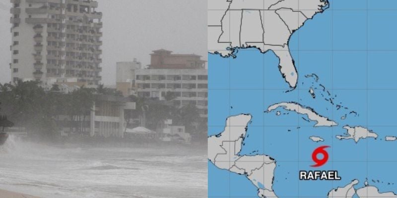 Rafael se convierte en tormenta tropical en el Caribe