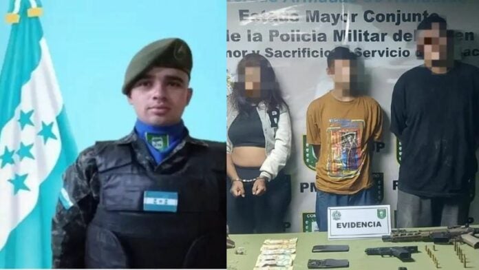 Prisión pandilleros asesinato militar