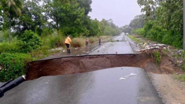 Vías afectadas por tormenta Sara, conozca las rutas donde no hay paso