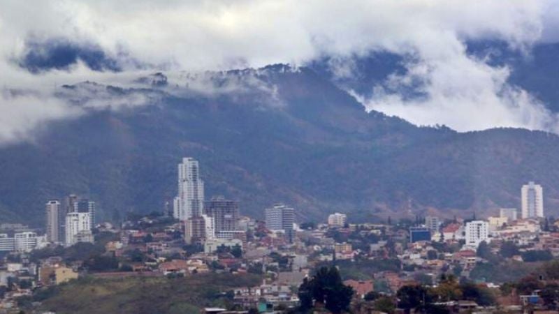 Temperaturas Tegucigalpa frente frío