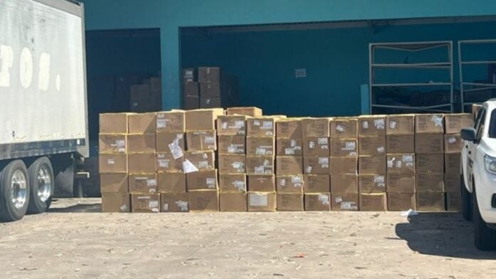 decomisan mercadería en Choluteca