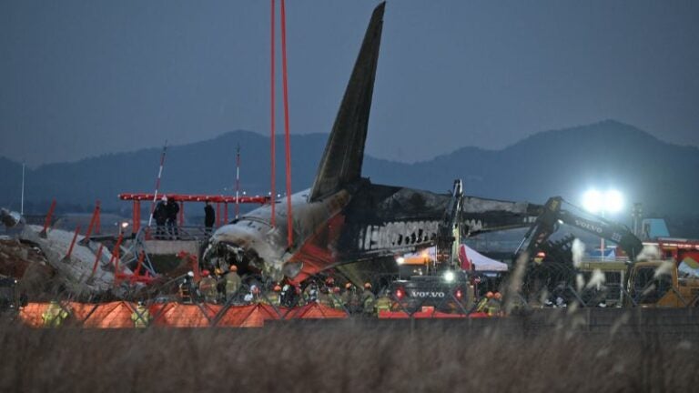 Muertos accidente avión Corea