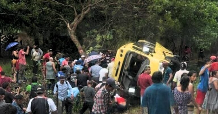 Confirman la muerte de una mujer en accidente vial en Cholulteca