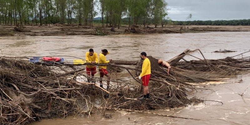 Descubren cadáver en las riberas del río Aguán en Bonito Oriental