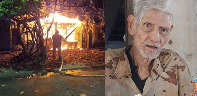 Exjugador del Vida y exmúsico: nonagenario víctima de incendio en La Ceiba