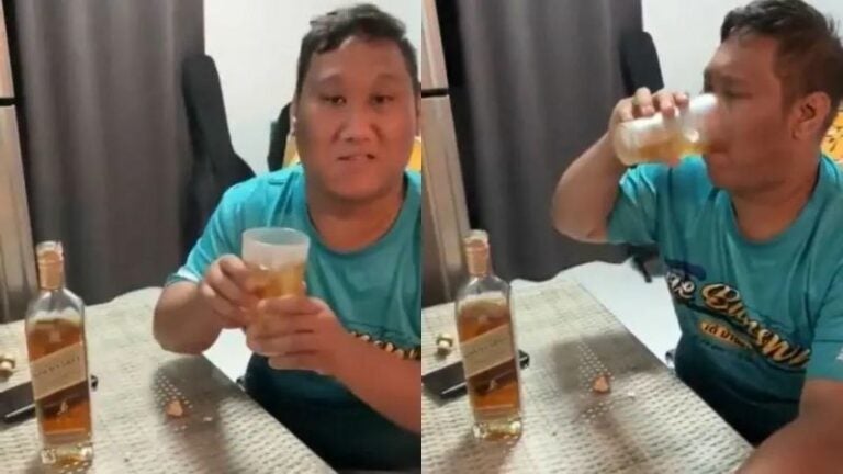 Influencer muere tras tomar una botella de alcohol de un solo trago