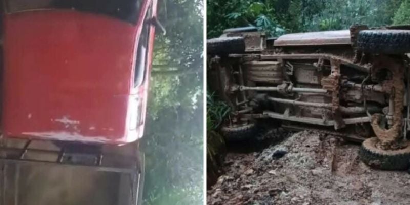 Una menor muerta y varios heridos deja volcamiento en carretera en mal estado de Intibucá