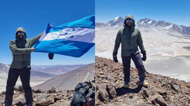 Catracho cima Cerro Vicuñas