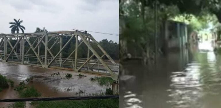 Lluvias: habitantes de La Lima urgen de ayuda para sacar agua acumulada