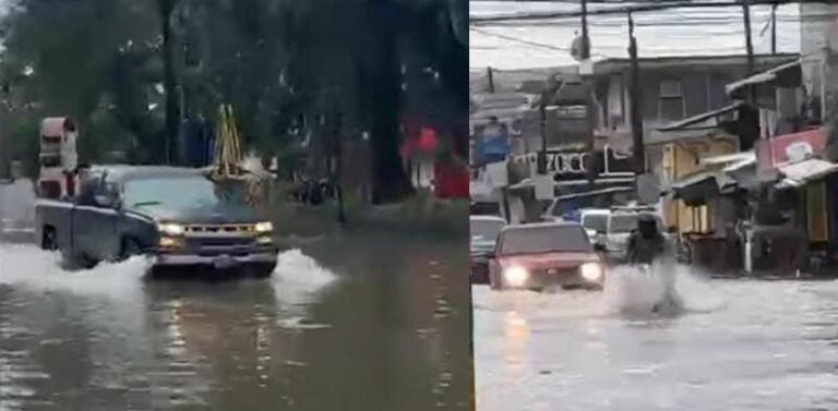 Caos por inundaciones en Puerto Cortés: las calles están intransitables