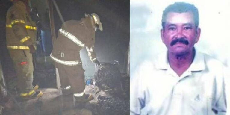 Anciano muere por un incendio estructural en La Ceiba