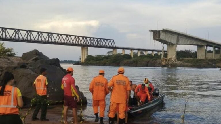 Derrumbe de puente en Brasil: confirman 4 muertos y 12 desaparecidos